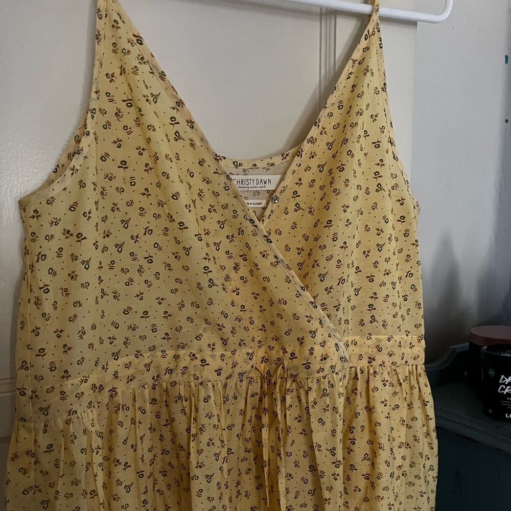 SOLD💛Silk Lincoln dress - Picture 2 of 4